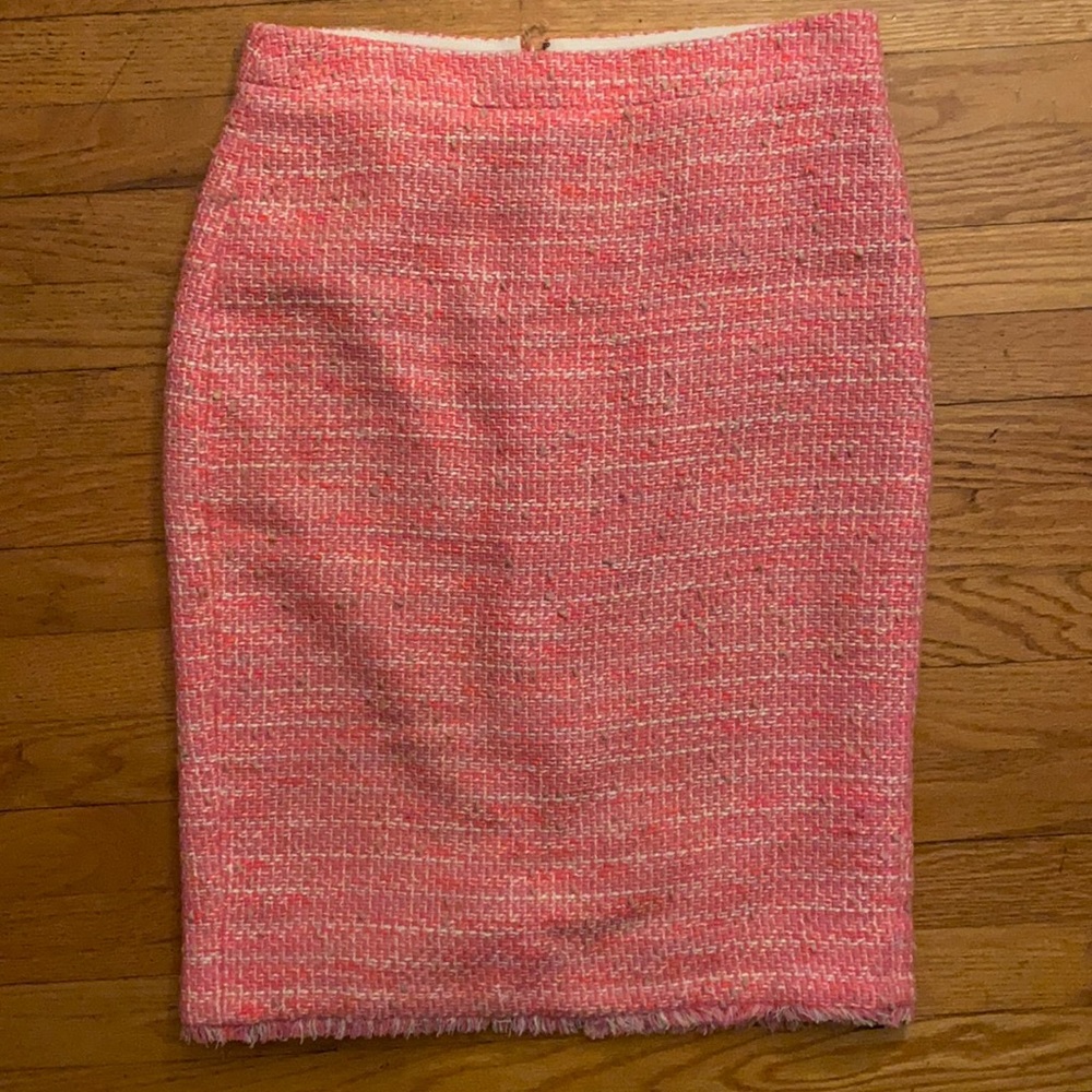 JCrew Pink Woven Skirt 10T